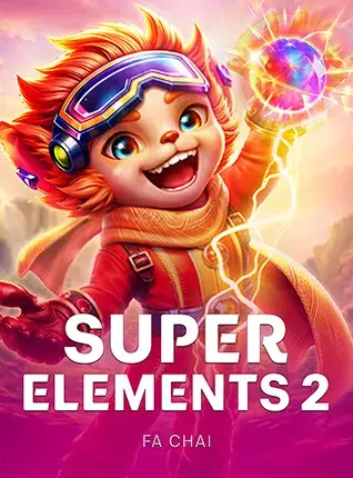 Super Elements 2 โดย FA CHAI เด็กผมแดงสวมแว่นถือพลังงานธาตุ
