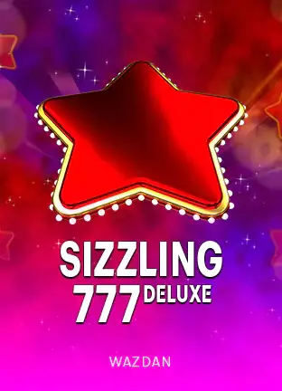 ดาวแดงใหญ่กับเลข 777 จากเกม Sizzling 777 Deluxe ค่าย WAZDAN